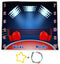 Boxing Theme Baby Monthly Milestone Blanket, 48x40in Soft Flannel, Arena Lights Backgrounds, Newborn Mom Gifts, Boy Baby Shower Age Growth Tracker...